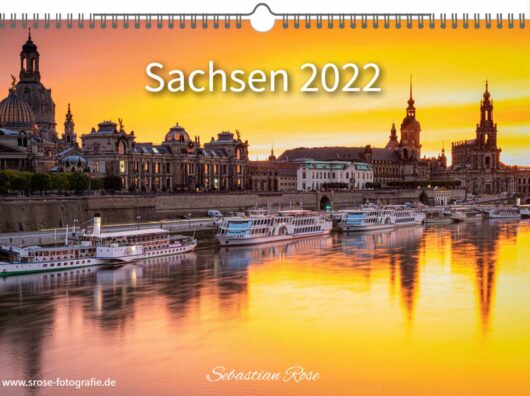 Wandkalender Sachsen 2022 * DIN-A3 * brilliante Fotoserie aus Sachsen