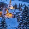 Postkarte-Seiffen-Winter-Bergkirche-Schnee-SRoseFotografie-klein2