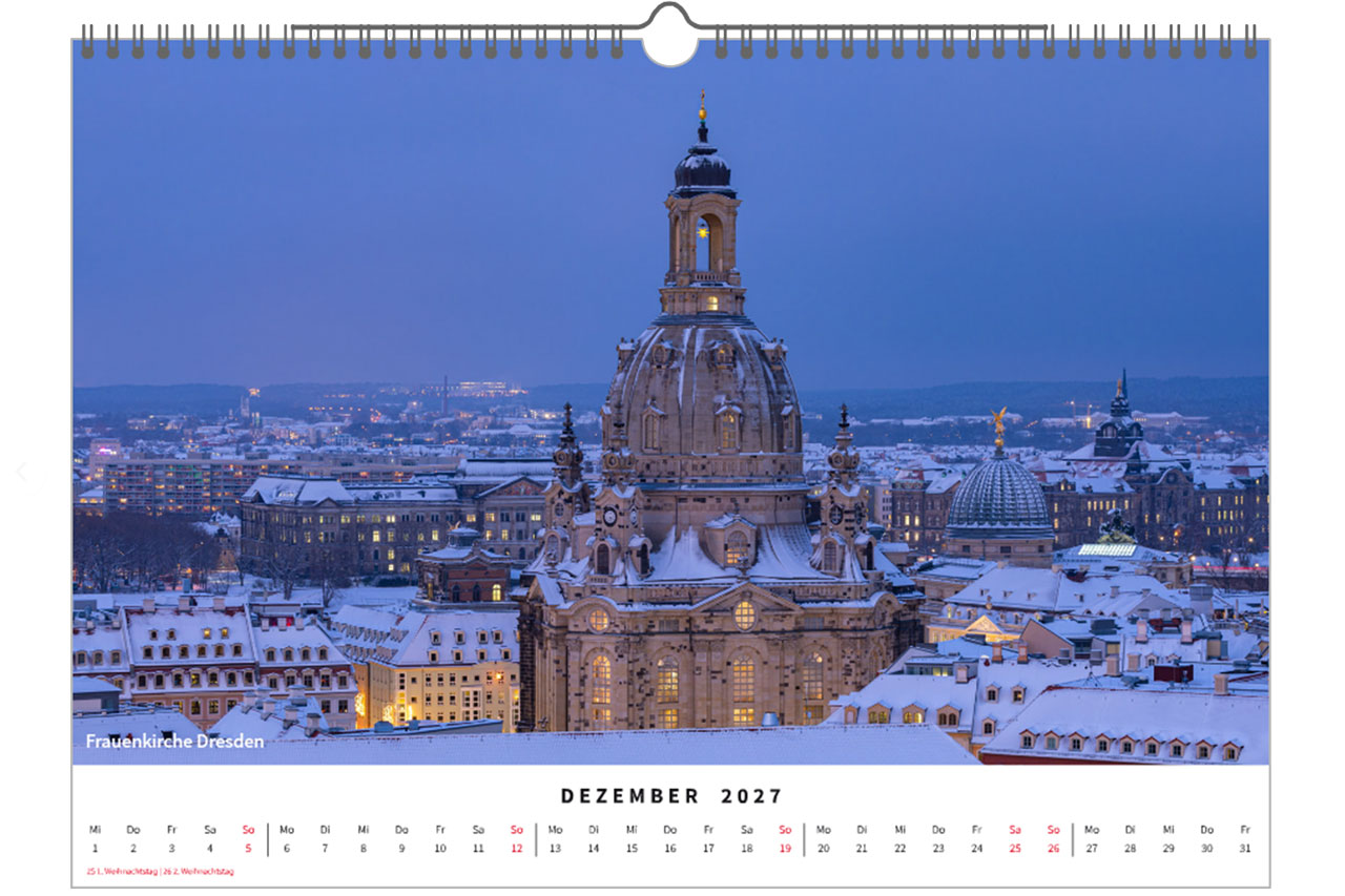 Fotokalender Sachsen 2027 *A3* brilliante Fotoserie aus Sachsen – Bild 13